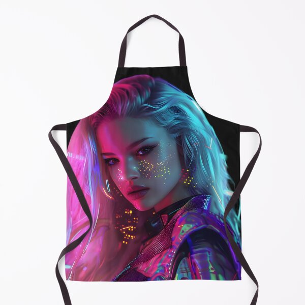 Item preview, Holographic Futuristic Beauty designed and sold by AI-Only Creations.