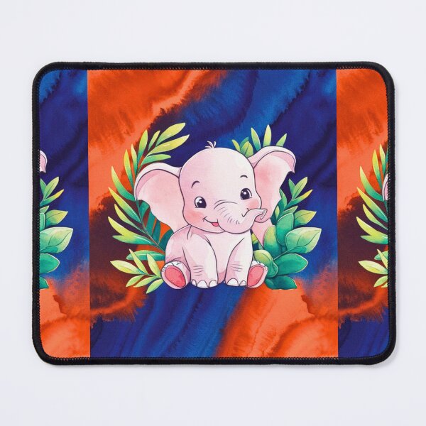 Item preview, Cute Elephant. Little elephant, colorful elephant, elephant drawing designed and sold by ElephantVibes.