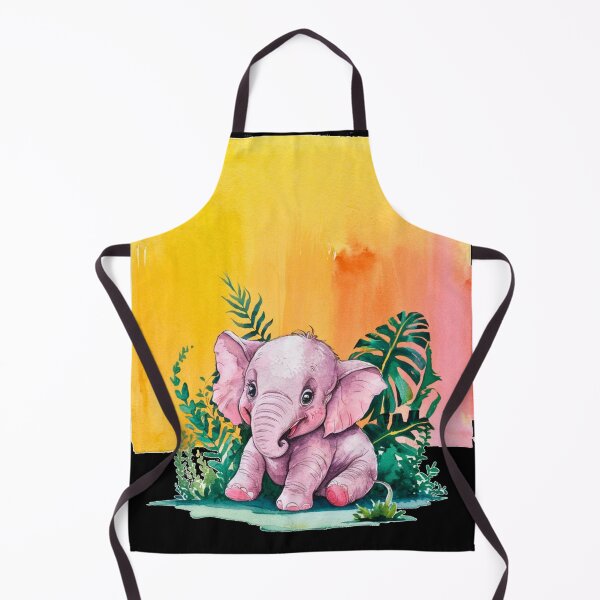 Item preview, Cute Elephant. Little elephant, colorful elephant, elephant drawing designed and sold by ElephantVibes.