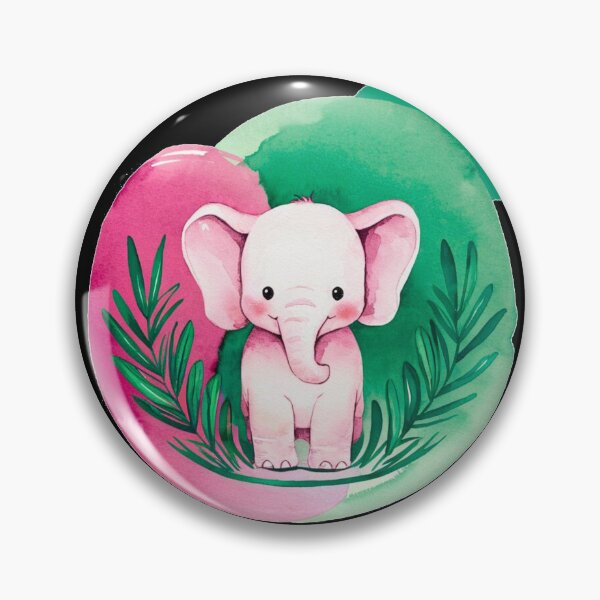 Item preview, Cute Elephant. Little elephant, colorful elephant, elephant drawing designed and sold by ElephantVibes.