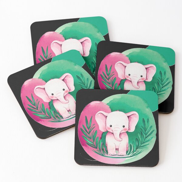 Item preview, Cute Elephant. Little elephant, colorful elephant, elephant drawing designed and sold by ElephantVibes.