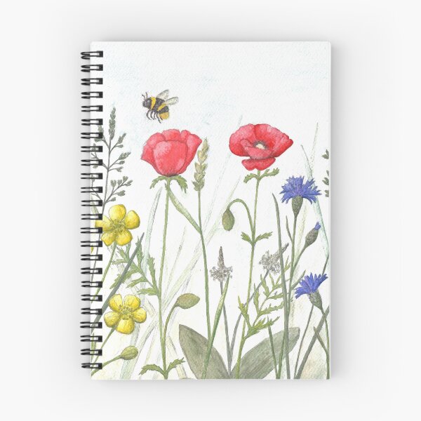 Item preview, Meadow flowers, watercolor designed and sold by Sandra  Steinke.