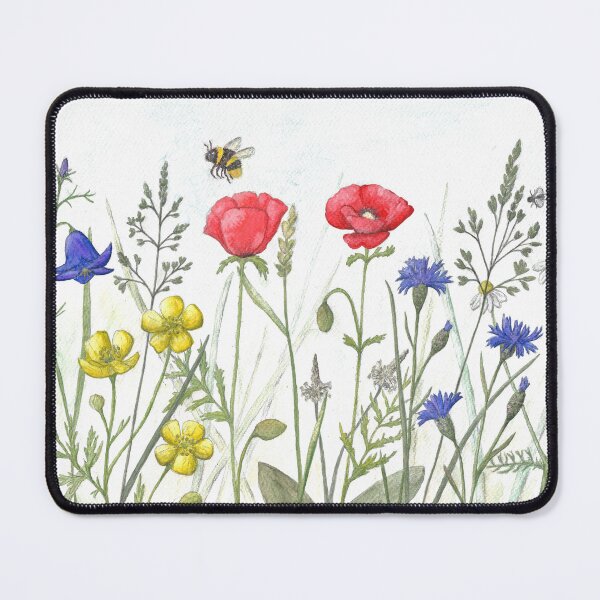 Item preview, Meadow flowers, watercolor designed and sold by Sandra Steinke.