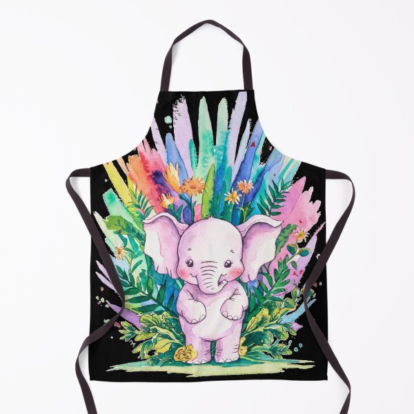 Item preview, Cute Elephant. Little elephant, colorful elephant, elephant drawing designed and sold by ElephantVibes.