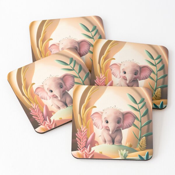 Item preview, Cute Elephant. Little elephant, colorful elephant, elephant drawing designed and sold by ElephantVibes.