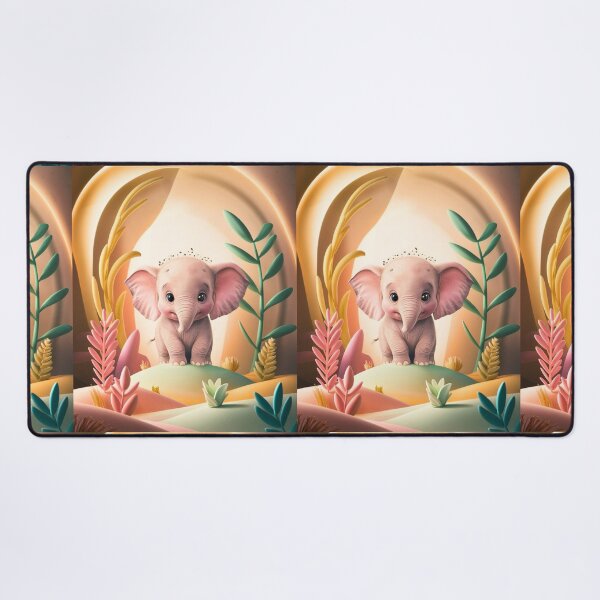 Item preview, Cute Elephant. Little elephant, colorful elephant, elephant drawing designed and sold by ElephantVibes.
