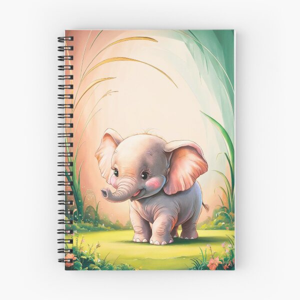 Item preview, Cute Elephant. Little elephant, colorful elephant, elephant drawing designed and sold by ElephantVibes.