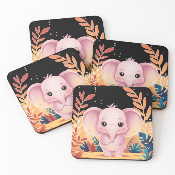 Item preview, Cute Elephant. Little elephant, colorful elephant, elephant drawing designed and sold by ElephantVibes.