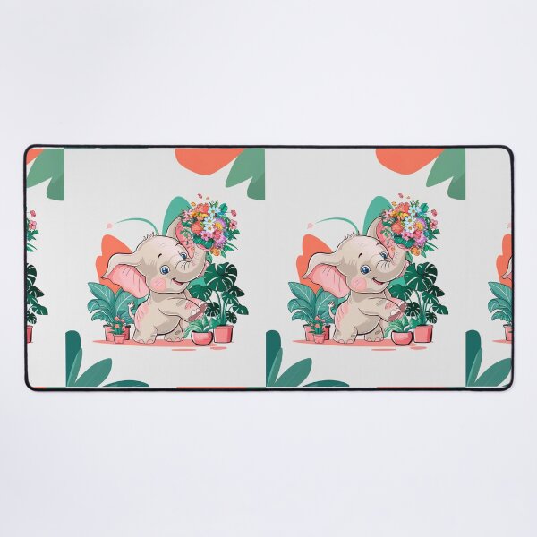 Item preview, Cute Elephant. Little elephant, colorful elephant, elephant drawing designed and sold by ElephantVibes.