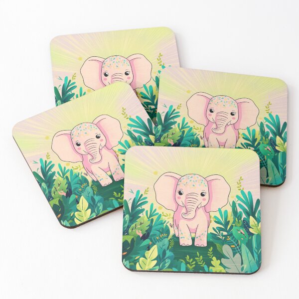 Item preview, Cute Elephant. Little elephant, colorful elephant, elephant drawing designed and sold by ElephantVibes.