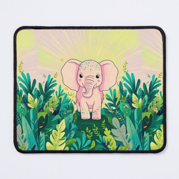 Item preview, Cute Elephant. Little elephant, colorful elephant, elephant drawing designed and sold by ElephantVibes.
