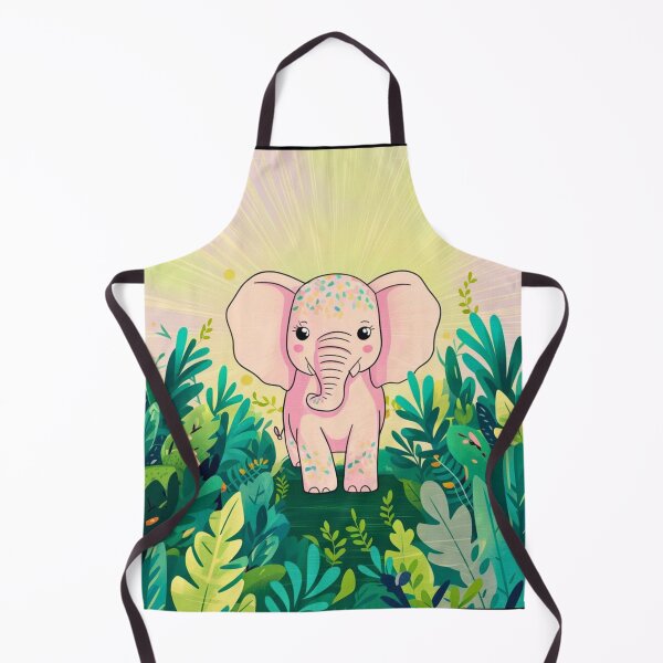 Item preview, Cute Elephant. Little elephant, colorful elephant, elephant drawing designed and sold by ElephantVibes.