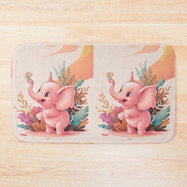 Item preview, Cute Elephant. Little elephant, colorful elephant, elephant drawing designed and sold by ElephantVibes.