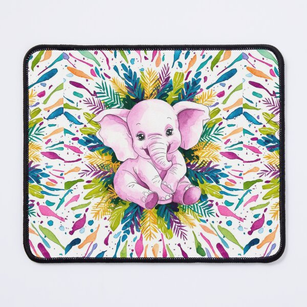Item preview, Cute Elephant. Little elephant, colorful elephant, elephant drawing designed and sold by ElephantVibes.