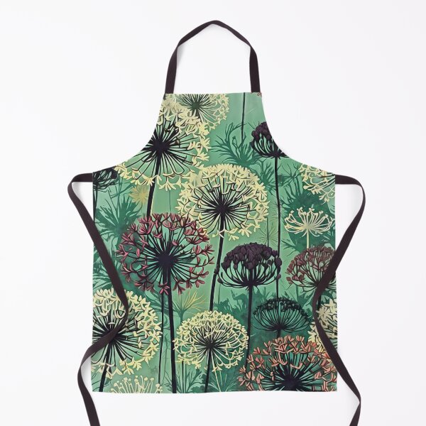 Item preview, Allium In Bloom Flower Background Retro Abstract Art 3 designed and sold by taiche.