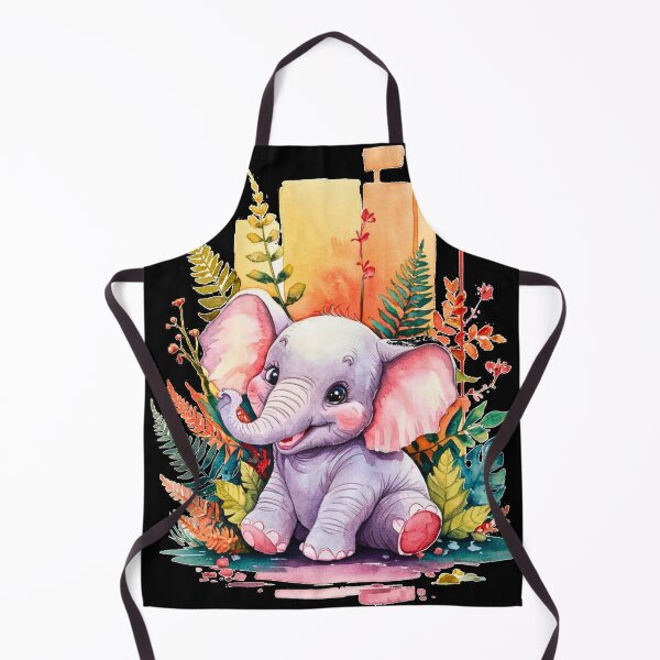 Item preview, Cute Elephant. Little elephant, colorful elephant, elephant drawing designed and sold by ElephantVibes.