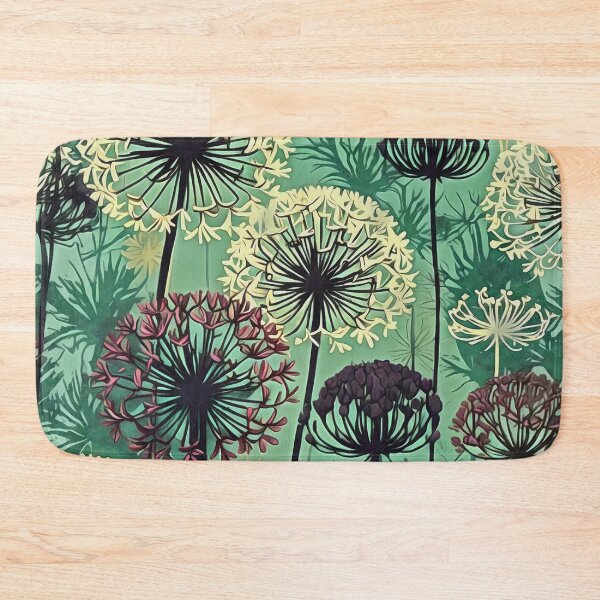 Item preview, Allium In Bloom Flower Background Retro Abstract Art 3 designed and sold by taiche.