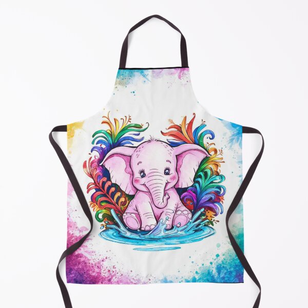 Item preview, Cute Elephant. Little elephant, colorful elephant, elephant drawing designed and sold by ElephantVibes.