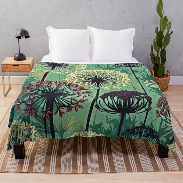Item preview, Allium In Bloom Flower Background Retro Abstract Art 3 designed and sold by taiche.