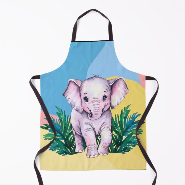 Item preview, Cute Elephant. Little elephant, colorful elephant, elephant drawing designed and sold by ElephantVibes.
