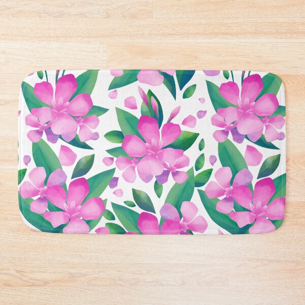 Item preview, Pastel colored design with oleander flowers designed and sold by Ekaterina Glazkova.