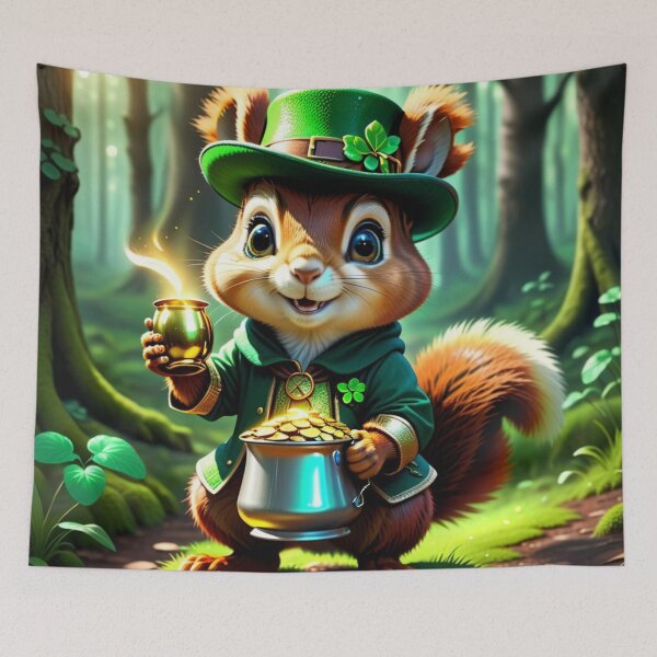 Item preview, Squirrel Leprechaun designed and sold by Jbl55.
