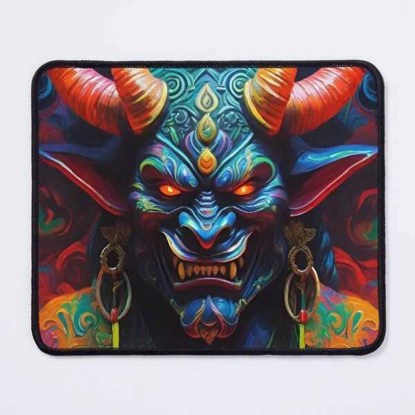 Item preview, Blue Jen Demon designed and sold by MatrixTattoo.