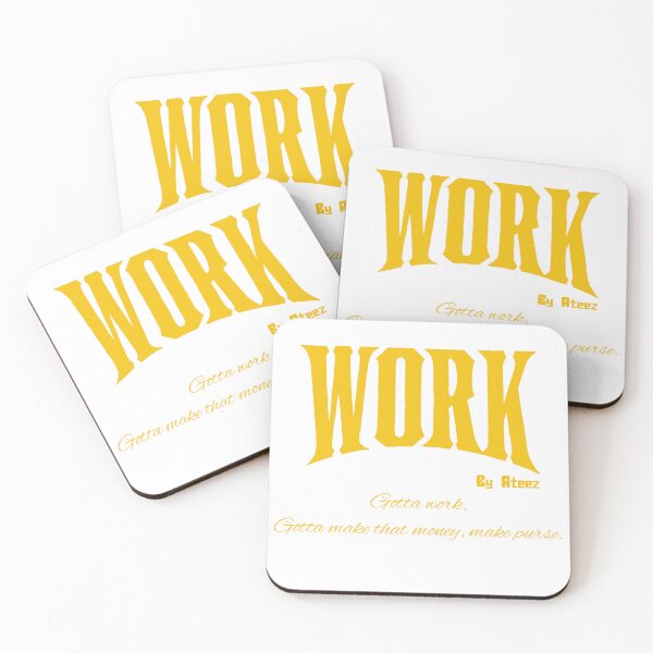 Item preview, Work Quote by Ateez designed and sold by ArtRaftPro.