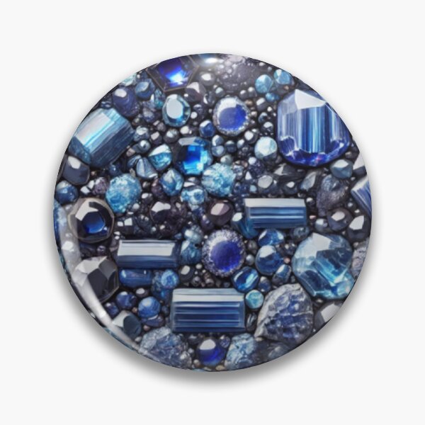 Item preview, Benitoite Stone for Gems Lovers designed and sold by Blink Art Studio.