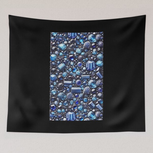 Item preview, Benitoite Stone for Gems Lovers designed and sold by Blink Art Studio.