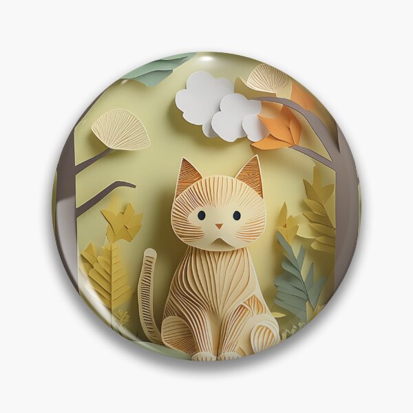 Item preview, Paper Cat Explores the Forrest  designed and sold by BRKART.