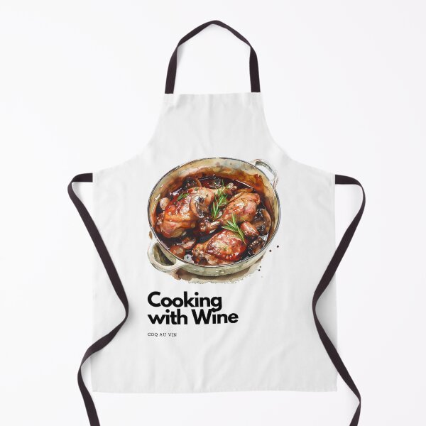 Item preview, French Coq au Vin Sticker - Watercolor Culinary Delight designed and sold by Lexa Pix.