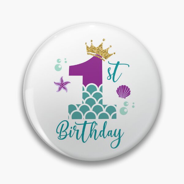 Item preview, Sirena del primer cumpleaños designed and sold by ClariseDesigns.