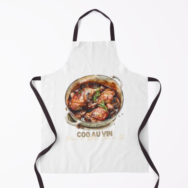 Item preview, Coq au Vin Watercolor Sticker - Gourmet French Food Art designed and sold by Lexa Pix.