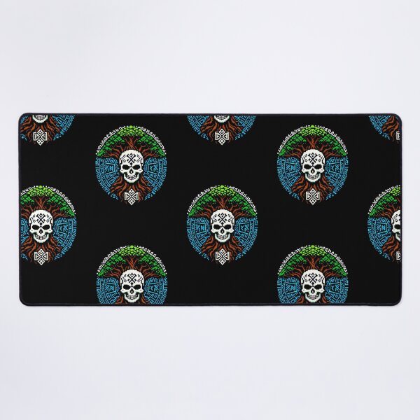 Item preview, Yggdrasil Skull: Pixel Art Norse Mythology designed and sold by Ronny-Owiso.