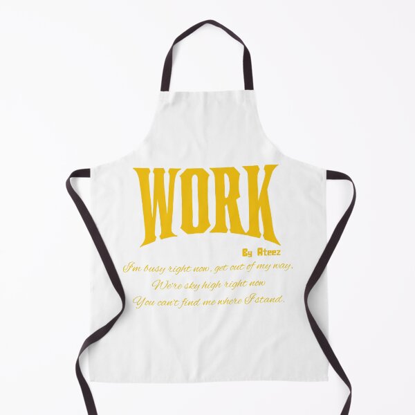 Item preview, Work Quote by Ateez designed and sold by ArtRaftPro.
