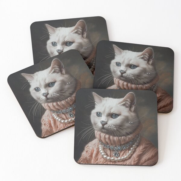 Item preview, Jewelled Regal White British Shorthair  designed and sold by Nocturne  Paws.