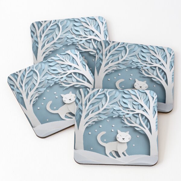 Item preview, Paper Cat Explores the Snow designed and sold by BRKART.
