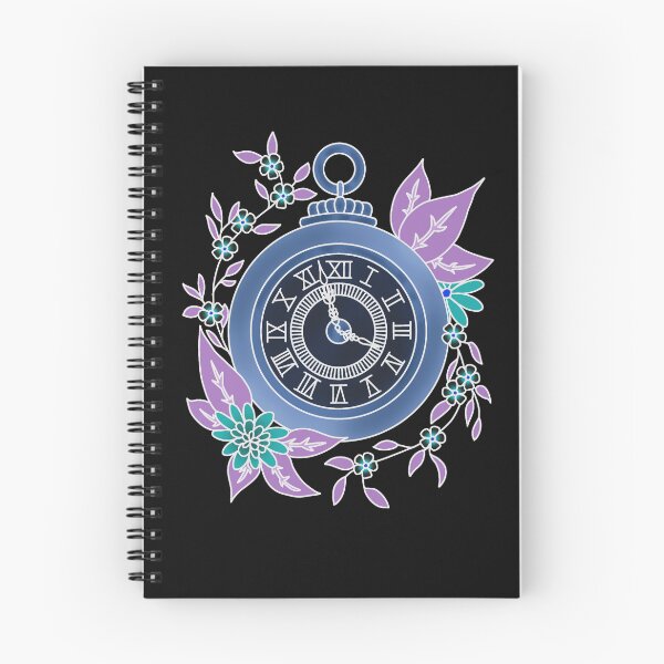 Item preview, Timepiece with Flowers (neon edition) designed and sold by Cryptid-Crafter.
