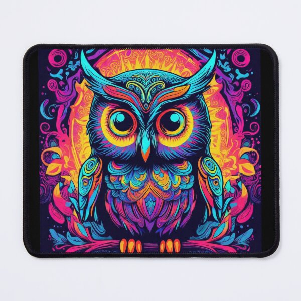 Item preview, Psychedelic Owl designed and sold by TrendyGalaxy.