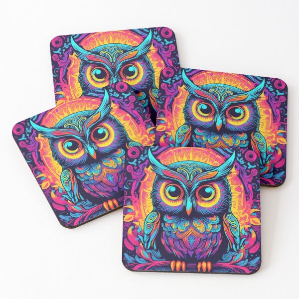 Item preview, Psychedelic Owl  designed and sold by TrendyGalaxy.