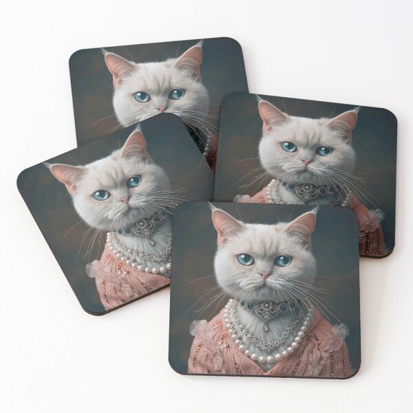 Item preview, Miss Pearly White British Shorthair  designed and sold by Nocturne  Paws.