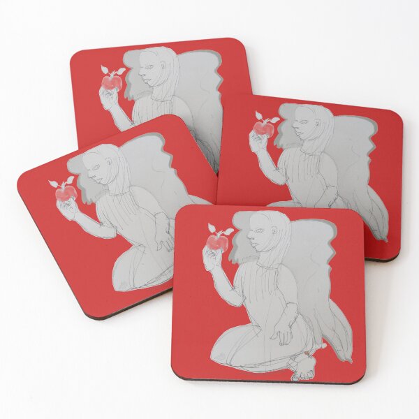 Item preview,  The Inducement Angel with Red Apple (Original Art Drawing by ACCI) designed and sold by VanyssaGraphics.