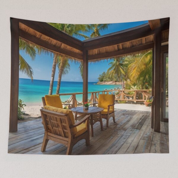 Item preview, Seaview Bungalow Bliss designed and sold by BlareBlare.