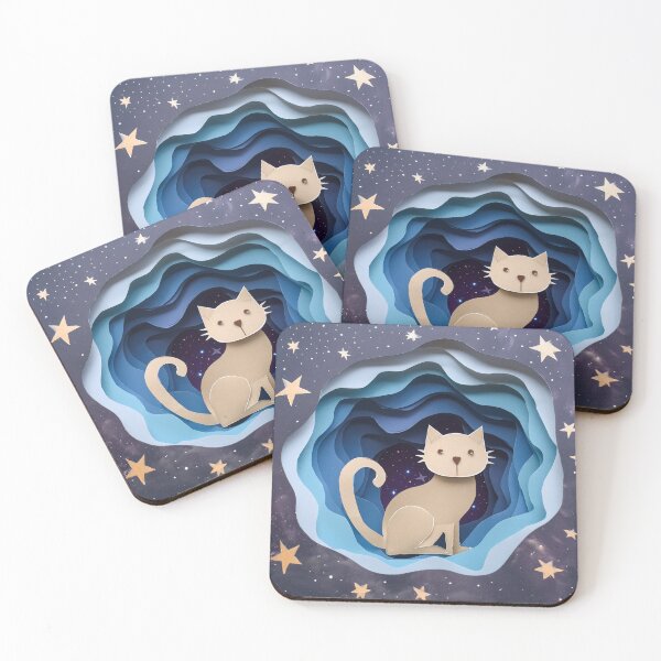 Item preview, Paper Cat Nebula  designed and sold by BRKART.
