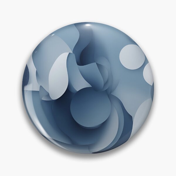 Item preview, Blue Abstract Shapes designed and sold by CreationsGP.
