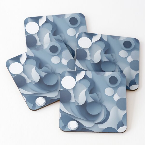 Item preview, Blue Abstract Shapes designed and sold by CreationsGP.