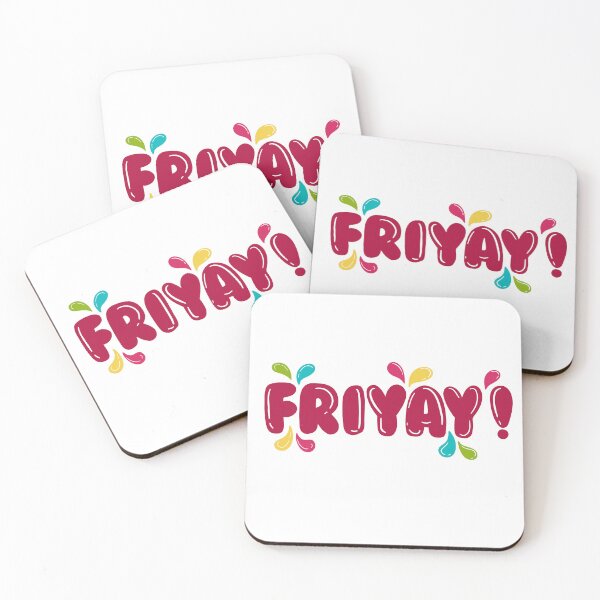 Item preview, Friyay text script bubble letters designed and sold by Reema-designs.