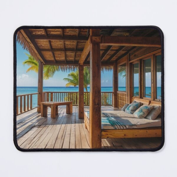 Item preview, Oceanfront Bungalow Serenity designed and sold by BlareBlare.