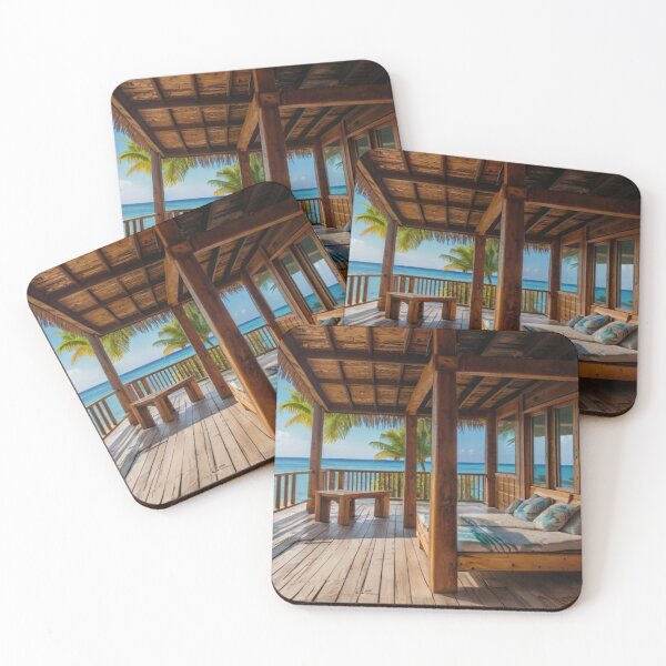 Item preview, Oceanfront Bungalow Serenity designed and sold by BlareBlare.